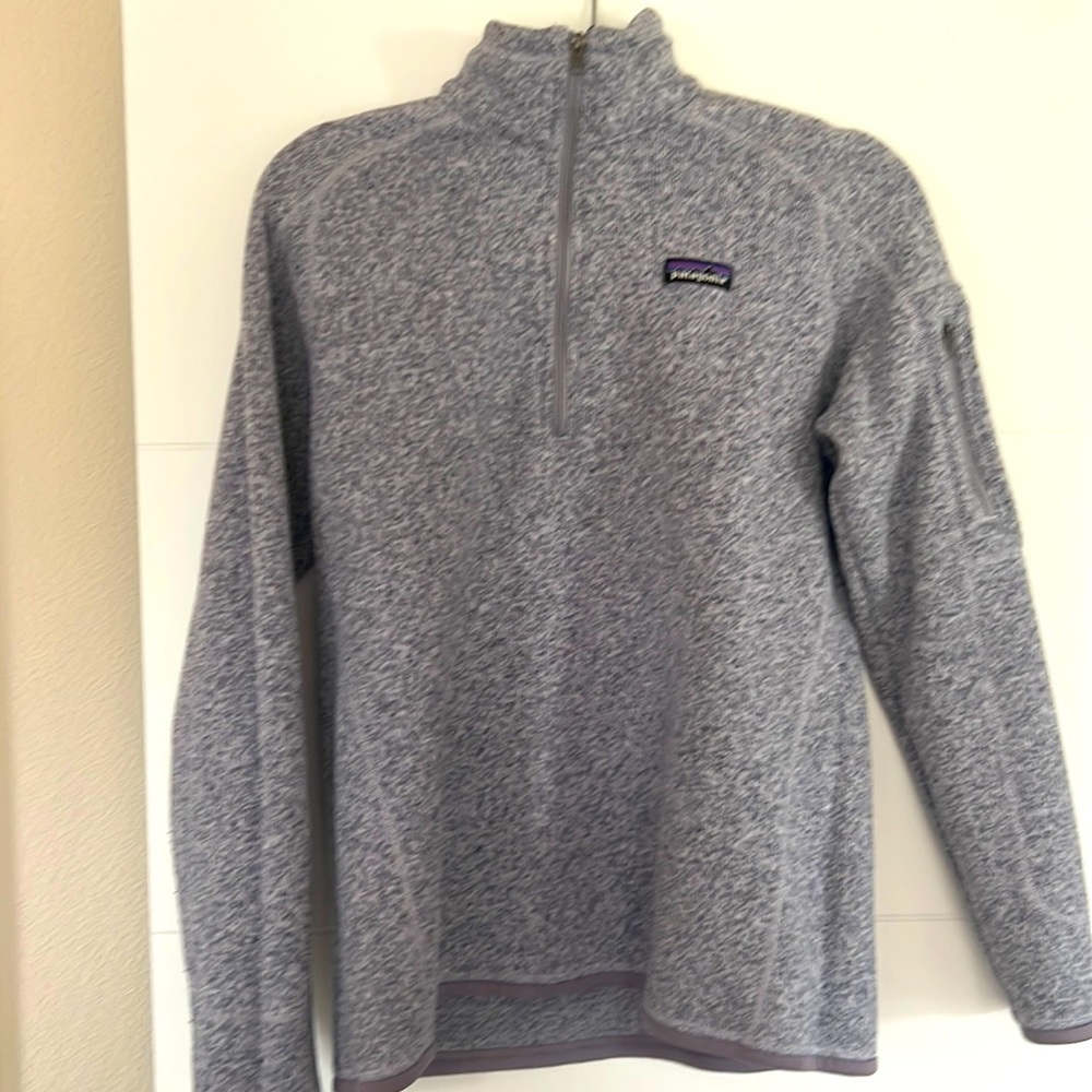 Patagonia fleece half zip size large